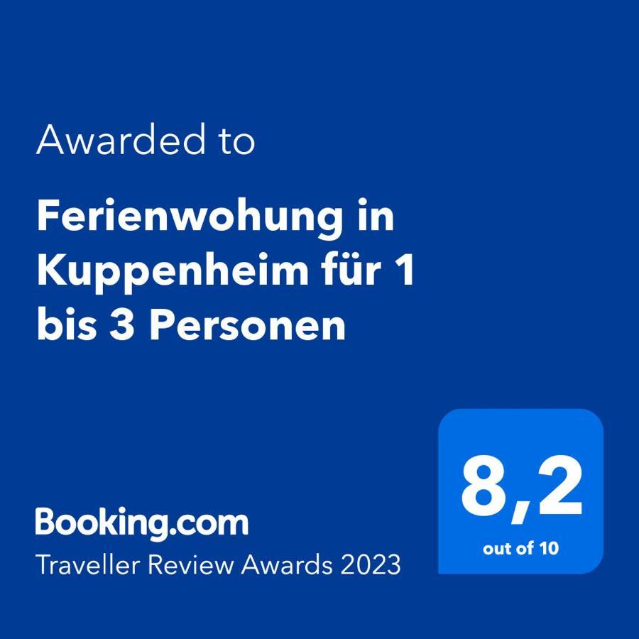 Ferienwohung In Kuppenheim Fuer 1 Bis 3 Personen Apartment ภายนอก รูปภาพ